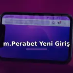 m.Perabet yeni giriş: mobil web sitesi açan tarayıcı görseli