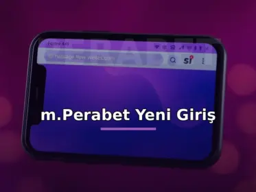 m.Perabet yeni giriş: mobil web sitesi açan tarayıcı görseli