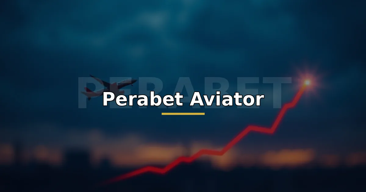 Perabet Aviator crash oyunu kapak görseli