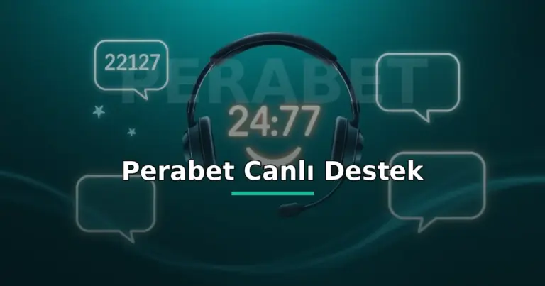 Perabet Canlı Destek 1 Perabet canlı destek: kulaklık ve sohbet balonlarıyla 7/24 müşteri desteği görseli