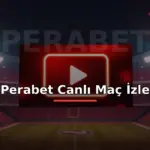 Perabet canlı maç izle: stadyum ve canlı yayın ekranıyla oynat butonu görseli
