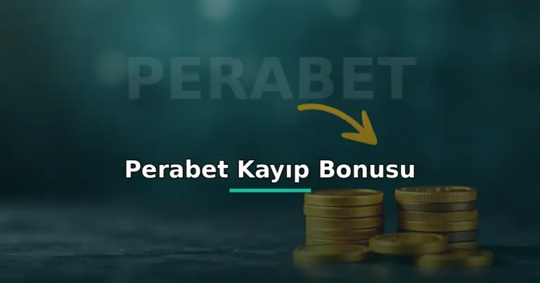 Perabet kayıp bonusu: iade oklu altın jetonlar, cashback görseli