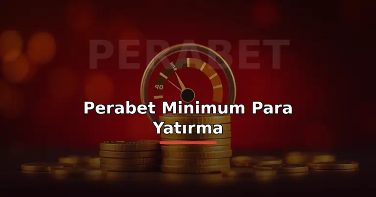 Perabet minimum para yatırma: düşük limit göstergesiyle küçük jeton yığını görseli