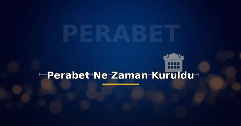 Perabet ne zaman kuruldu: takvim ve tarih ikonlu zaman çizelgesi görseli