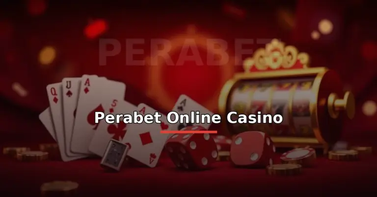Perabet Online Casino 1 Perabet online casino: kart, zar ve slot ikonlu modern casino arayüzü görseli