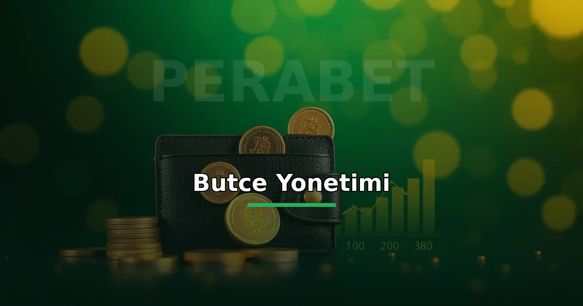 Perabet bütçe yönetimi: jetonlu cüzdan ve denge grafiği
