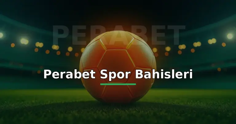 Perabet spor bahisleri: yeşil sahada parlayan futbol topu ve stadyum ışıkları