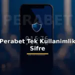 Perabet tek kullanımlık şifre: kalkanlı OTP kodu gösteren telefon görseli