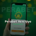 Perabet yeni üye: karşılama rozetli üyelik formu görseli